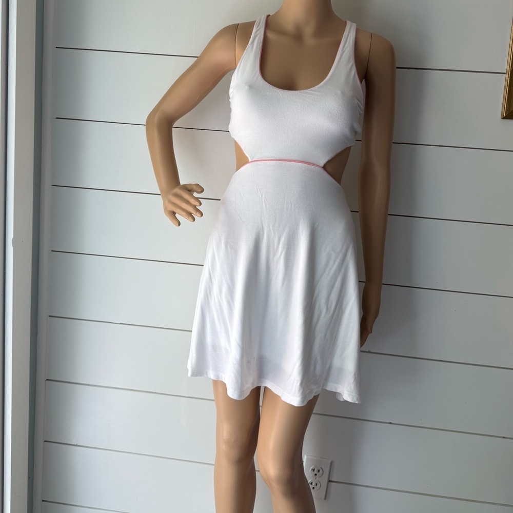 Victoria Secret Soft Jersey Padded Cut-Out Tennis Dress Sz S/P
